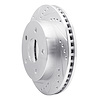 E-Line Drilled & Slotted Silver Brake Rotor, 2000-2002 Mopar, Position: Front Left - image 1
