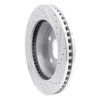 E-Line Drilled & Slotted Silver Brake Rotor, 2000-2002 Mopar, Position: Front Left - image 2