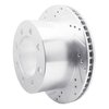E-Line Drilled & Slotted Silver Brake Rotor, 2000-2002 Mopar, Position: Rear Left - image 3