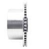 E-Line Drilled & Slotted Silver Brake Rotor, 2000-2002 Mopar, Position: Rear Left - image 4