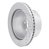 E-Line Drilled & Slotted Silver Brake Rotor, 2000-2002 Mopar, Position: Rear Right - image 1