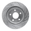 E-Line Drilled & Slotted Silver Brake Rotor, Fits Select Mopar, Position: Front Left - image 4