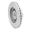 E-Line Drilled & Slotted Silver Brake Rotor, 2003-2003 Mopar, Position: Front Right - image 1