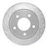 E-Line Drilled & Slotted Silver Brake Rotor, 2003-2003 Mopar, Position: Rear Left - image 1
