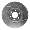 E-Line Drilled & Slotted Silver Brake Rotor, 2003-2003 Mopar, Position: Front Left - image 2