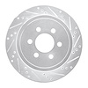 E-Line Drilled & Slotted Silver Brake Rotor, 2003-2003 Mopar, Position: Rear Right - image 1