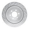 E-Line Drilled & Slotted Silver Brake Rotor, 2003-2003 Mopar, Position: Rear Right - image 3