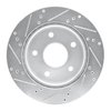 E-Line Drilled & Slotted Silver Brake Rotor, 2005-2010 Fits Multiple Makes/Models, Position: Front Right - image 4