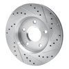 E-Line Drilled & Slotted Silver Brake Rotor, 2008-2016 Fits Multiple Makes/Models, Position: Front Left - image 4