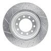 E-Line Drilled & Slotted Silver Brake Rotor, 2008-2021 Fits Multiple Makes/Models, Position: Front Right - image 3