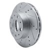 E-Line Drilled & Slotted Silver Brake Rotor, Fits Select Mopar, Position: Front Left - image 2