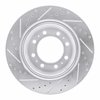 E-Line Drilled & Slotted Silver Brake Rotor, Fits Select Mopar, Position: Rear Right - image 2