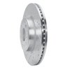E-Line Drilled & Slotted Silver Brake Rotor, Fits Select Mopar, Position: Front Left - image 3