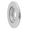 E-Line Drilled & Slotted Silver Brake Rotor, Fits Select Mopar, Position: Front Right - image 3