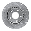E-Line Drilled & Slotted Silver Brake Rotor, 1998-1998 Mopar, Position: Front Left - image 1