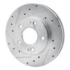 E-Line Drilled & Slotted Silver Brake Rotor, 1998-1998 Mopar, Position: Front Left - image 4