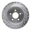 E-Line Drilled & Slotted Silver Brake Rotor, 2005-2010 Mopar, Position: Rear Right - image 4