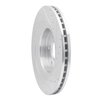 E-Line Drilled & Slotted Silver Brake Rotor, 2006-2010 Mopar, Position: Front Left - image 4