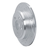 E-Line Drilled & Slotted Silver Brake Rotor, Fits Select Mopar, Position: Rear Left - image 1