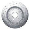 E-Line Drilled & Slotted Silver Brake Rotor, Fits Select Mopar, Position: Rear Left - image 2