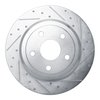 E-Line Drilled & Slotted Silver Brake Rotor, Fits Select Mopar, Position: Rear Right - image 3