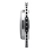 E-Line Drilled & Slotted Silver Brake Rotor, Fits Select Mopar, Position: Rear Left - image 2
