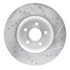 E-Line Drilled & Slotted Silver Brake Rotor, Fits Select Mopar, Position: Front Left - image 2