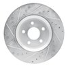 E-Line Drilled & Slotted Silver Brake Rotor, Fits Select Mopar, Position: Front Right - image 4