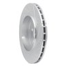 E-Line Drilled & Slotted Silver Brake Rotor, Fits Select Mopar, Position: Rear Left - image 3