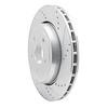 E-Line Drilled & Slotted Silver Brake Rotor, Fits Select Mopar, Position: Rear Right - image 1