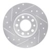 E-Line Drilled & Slotted Silver Brake Rotor, Fits Select Mopar, Position: Rear Right - image 3