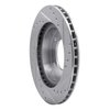 E-Line Drilled & Slotted Silver Brake Rotor, 1976-1986 Mopar, Position: Front Left - image 4