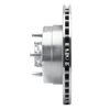 E-Line Drilled & Slotted Silver Brake Rotor, 1986-1992 Mopar, Position: Front Left - image 3
