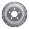 E-Line Drilled & Slotted Silver Brake Rotor, 2007-2012 Mopar, Position: Rear Left - image 3