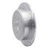E-Line Drilled & Slotted Silver Brake Rotor, 2007-2012 Mopar, Position: Rear Right - image 3