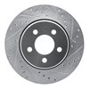 E-Line Drilled & Slotted Silver Brake Rotor, 2007-2012 Mopar, Position: Front Right - image 3