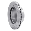 E-Line Drilled & Slotted Silver Brake Rotor, 1990-1999 Mopar, Position: Front Right - image 1