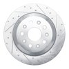 E-Line Drilled & Slotted Silver Brake Rotor, 1999-2004 Mopar, Position: Front Right - image 3