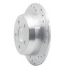 E-Line Drilled & Slotted Silver Brake Rotor, 1999-2004 Mopar, Position: Rear Right - image 3