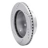 E-Line Drilled & Slotted Silver Brake Rotor, 1999-2006 Mopar, Position: Front Right - image 2