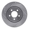 E-Line Drilled & Slotted Silver Brake Rotor, 1999-2006 Mopar, Position: Front Right - image 4