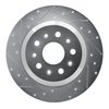 E-Line Drilled & Slotted Silver Brake Rotor, Fits Select Mopar, Position: Rear Left - image 3