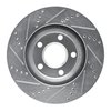 E-Line Drilled & Slotted Silver Brake Rotor, 1997-2005 GM, Position: Front Right - image 4