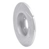 E-Line Drilled & Slotted Silver Brake Rotor, 2006-2011 GM, Position: Rear Right - image 4