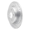 E-Line Drilled & Slotted Silver Brake Rotor, Fits Select GM, Position: Rear Right - image 4
