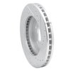 E-Line Drilled & Slotted Silver Brake Rotor, 2001-2007 GM, Position: Front Left - image 3