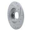 E-Line Drilled & Slotted Silver Brake Rotor, Fits Select GM, Position: Rear Left - image 4