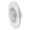 E-Line Drilled & Slotted Silver Brake Rotor, 2001-2001 GM, Position: Rear Right - image 4