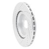 E-Line Drilled & Slotted Silver Brake Rotor, 2004-2011 GM, Position: Front Right - image 4