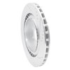 E-Line Drilled & Slotted Silver Brake Rotor, 2004-2011 GM, Position: Rear Left - image 3
